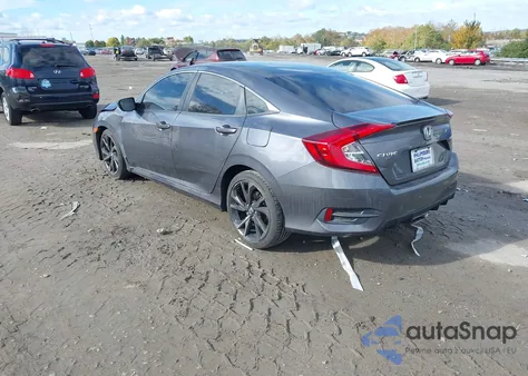 2020 Honda Civic Sport из США, поврежденный, VIN 2HGFC2F86LH558687